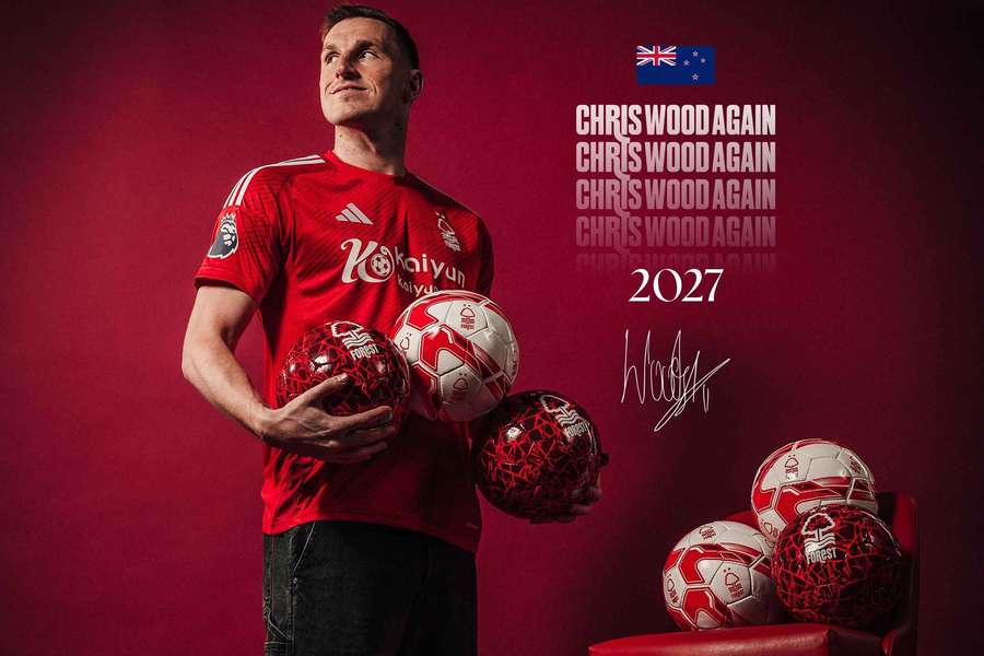 Chris Wood, delantero del Nottingham Forest