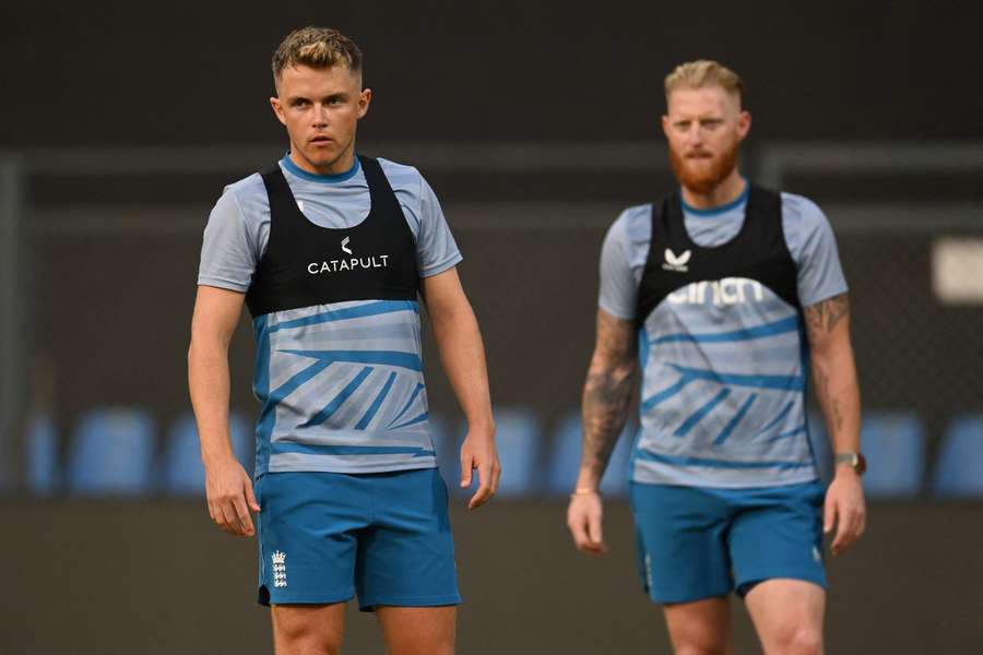 Sam Curran trains under the watchful eye of Ben Stokes Sam Curran trains under the watchful eye of Ben Stokes