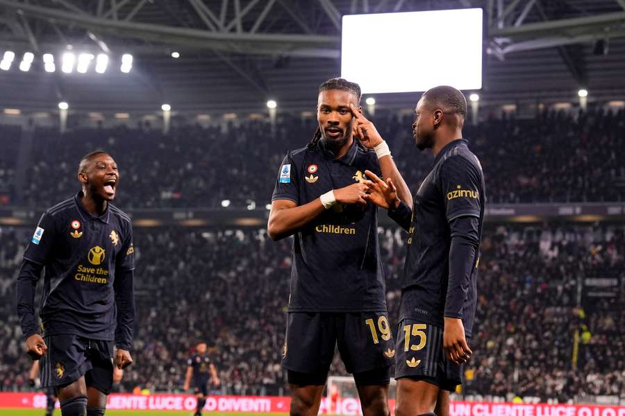 Thuram celebrates