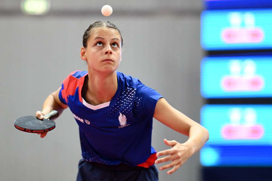 Camille Lutz avec l'équipe de France en août 2026.