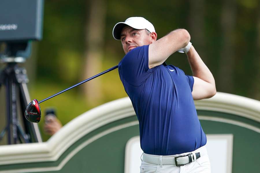 Rory McIlroy in action earlier this summer