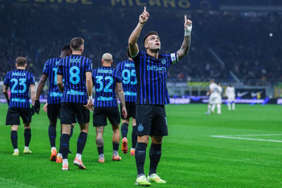 Martínez rozhodol o triumfe Interu. Martínez rozhodol o triumfe Interu.