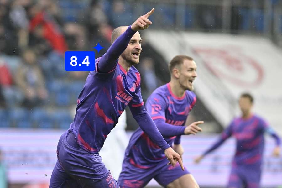 Obránce David Lischka se podruhé na jaře dostal do sestavy kola podle Livesportu.