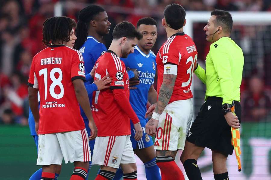 Benfica perdeu frente ao Real Madrid na Luz