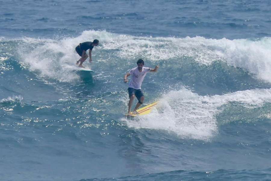 João Dantas foi um dos surfistas portugueses a avançar