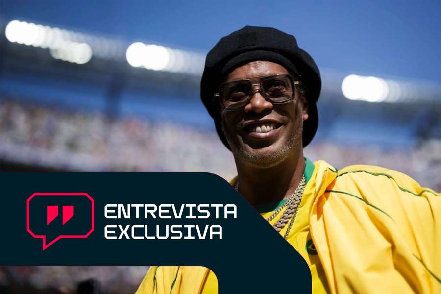 Ronaldinho durante a final da Copa dde 2026 Ronaldinho durante a final da Copa dde 2026
