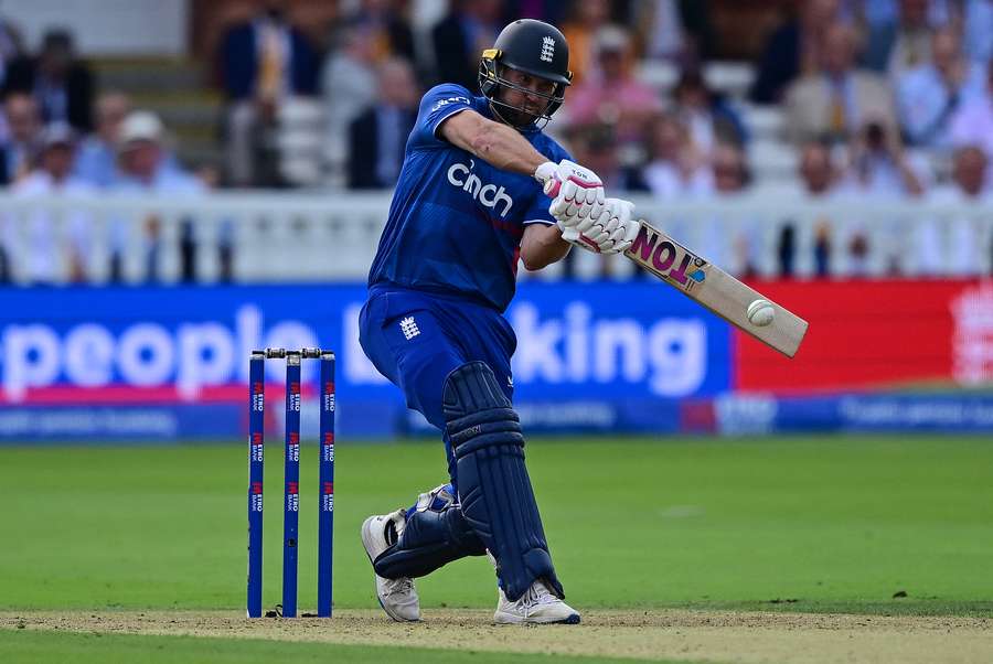 Malan in action against New Zealand