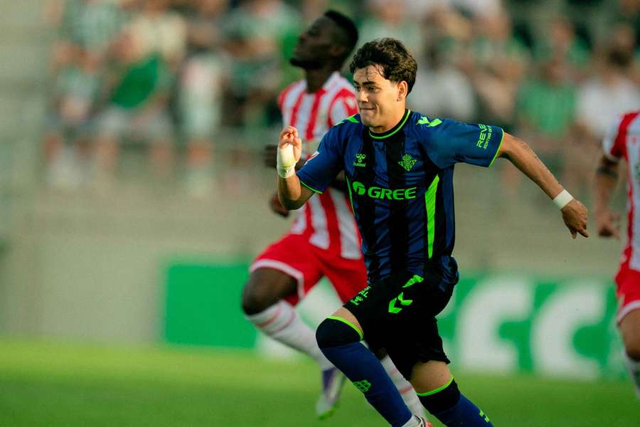 Iván Corralejo marcó el gol del Betis
