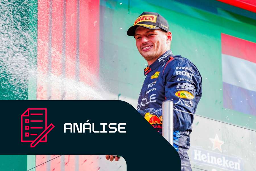Verstappen borrifou champanhe muitas vezes esta temporada