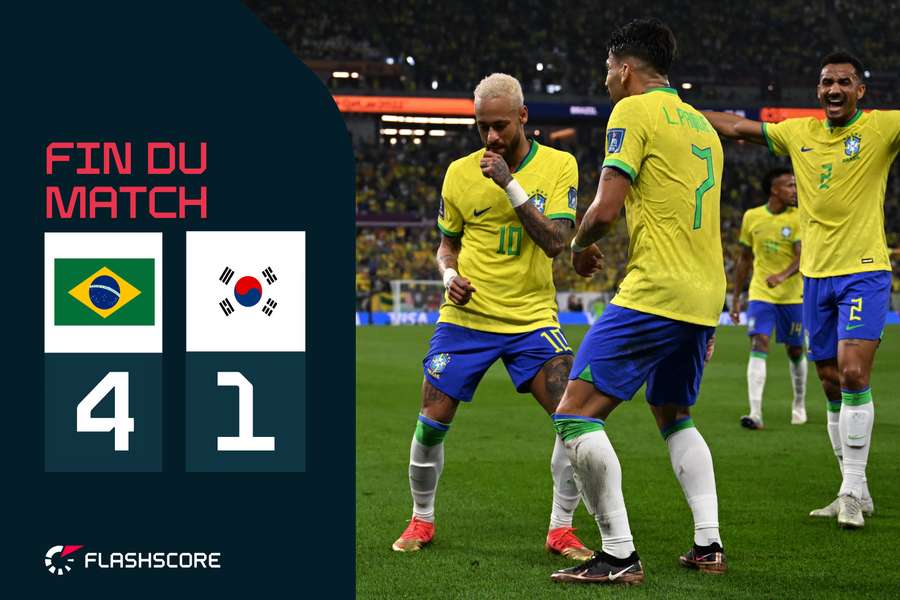 Brésil - Corée du Sud : Revivez le match en direct !