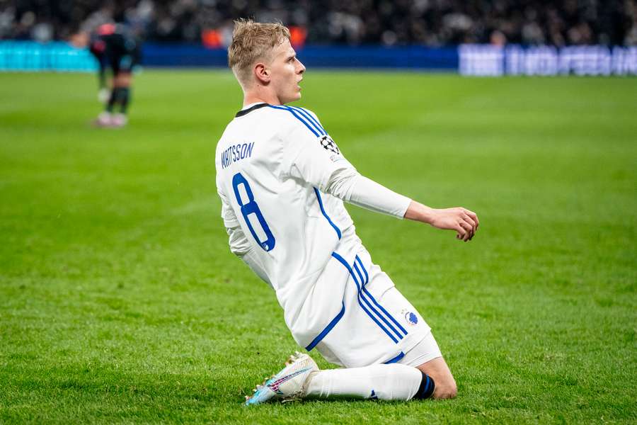 Magnus Mattson debuterede tirsdag for FC København med en Champions League-scoring.