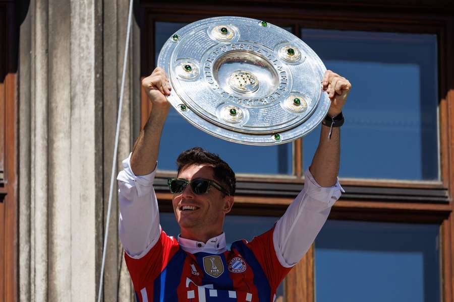 Robert Lewandowski conquistou vários títulos de campeão com o FC Bayern.