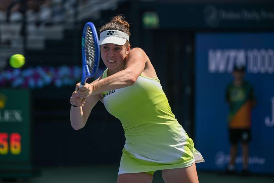 Linda Nosková během turnaje v Dubaji.