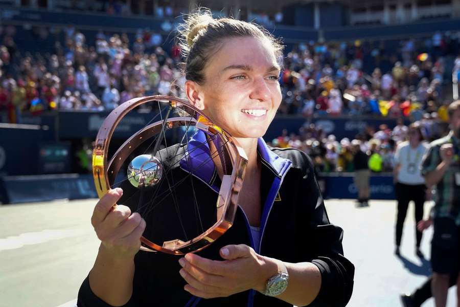 Simona Halep venceu a Taça Rogers (Toronto) em 2022