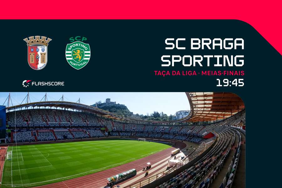 SC Braga e Sporting medem forças em Leiria