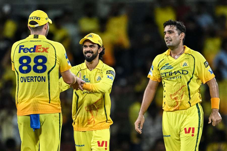 Chennai celebrate their win