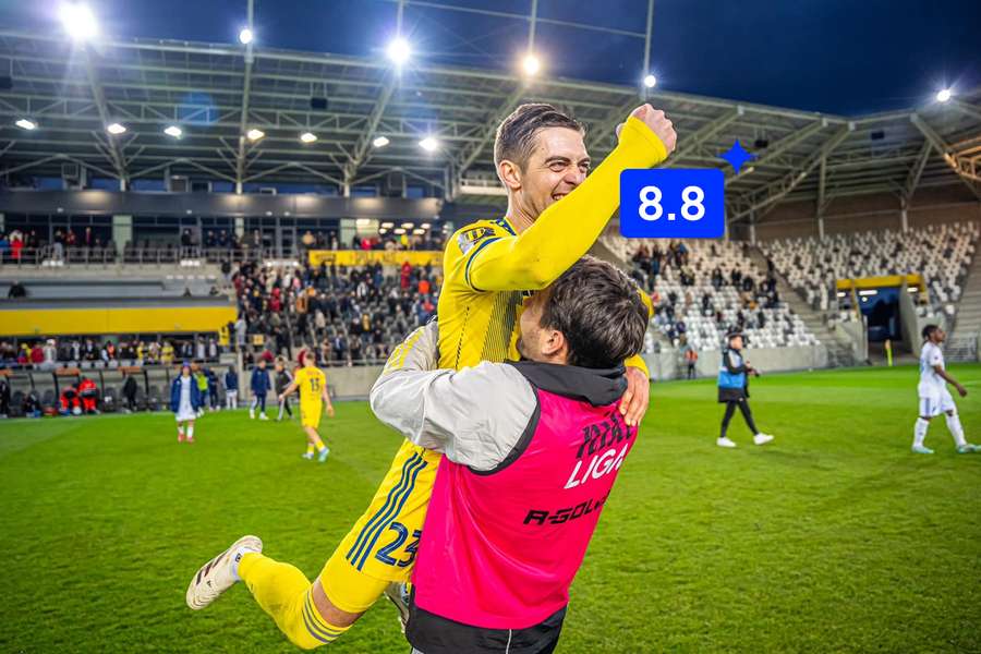 Faško bol druhý raz počas jari najlepšie hodnoteným hráčom kola podľa Flashscore.