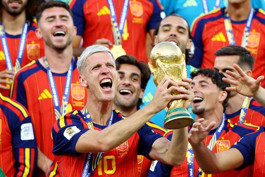 Spain World Cup winner Dani Olmo.