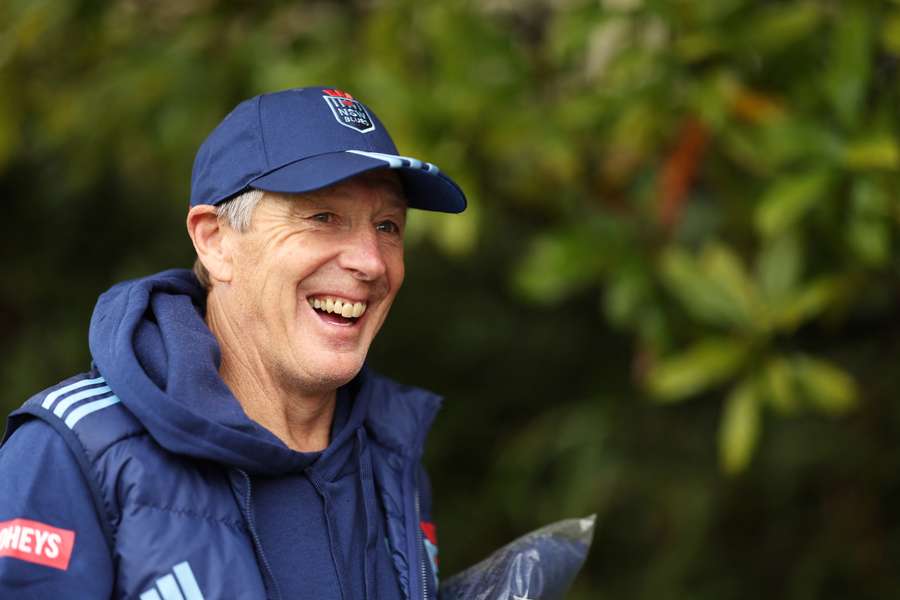 Craig Bellamy seen during NSW Blues training in Sydney last month.