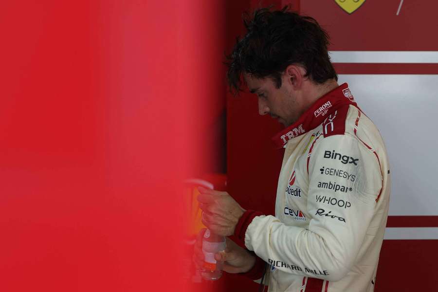 Charles Leclerc a fine gara Charles Leclerc a fine gara