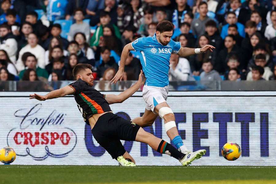 Napoli are currently joint-top of Serie A