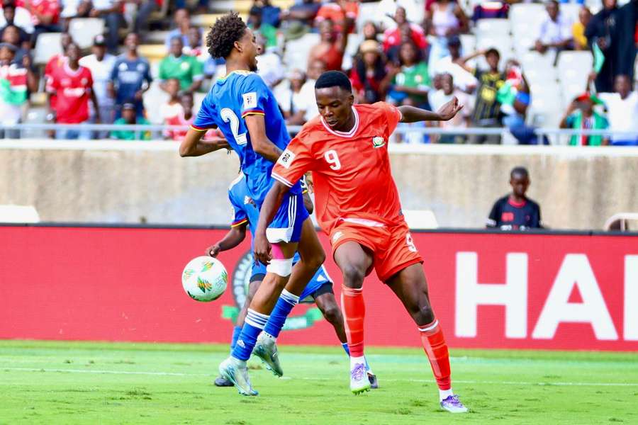 Harambee Stars conceded the only goal of the game with two minutes left to the half-time break