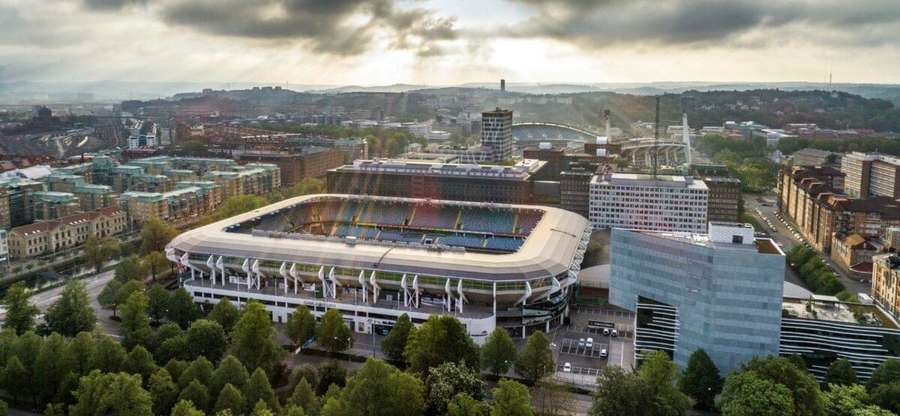 Het Gamla Ullevi Stadion wordt gedeeld door IFK Göteborg, Örgryte IS en GAIS.