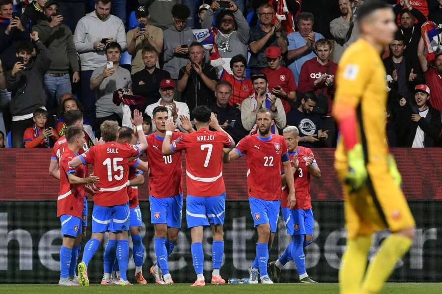 Českí futbalisti zvládli aj tretie vystúpenie v kvalifikácii. Poradili si s Čiernou Horou.
