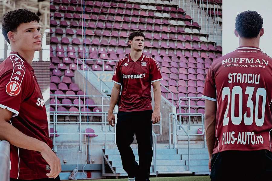 Raul Stanciu în tricoul Rapidului 