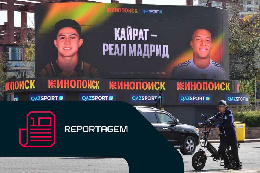 A visita do Real Madrid ao Cazaquistão desperta paixões... na China!