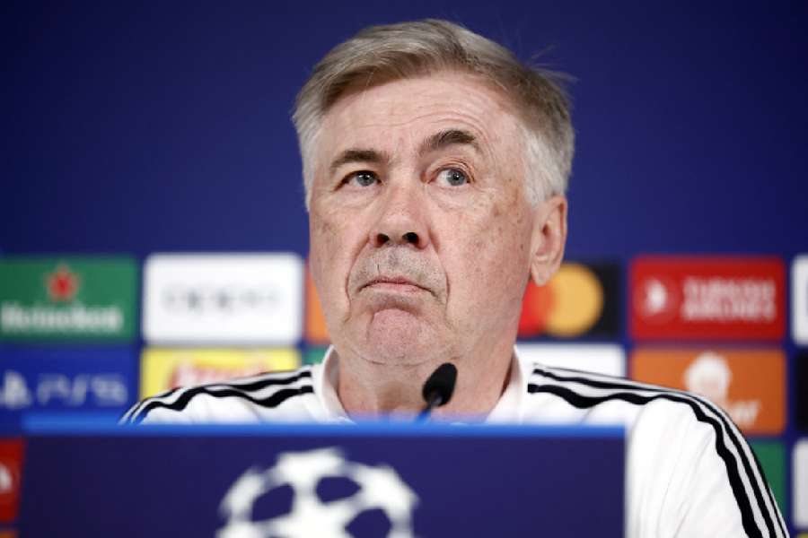 Ancelotti ahead of the Real's second leg against Liverpool