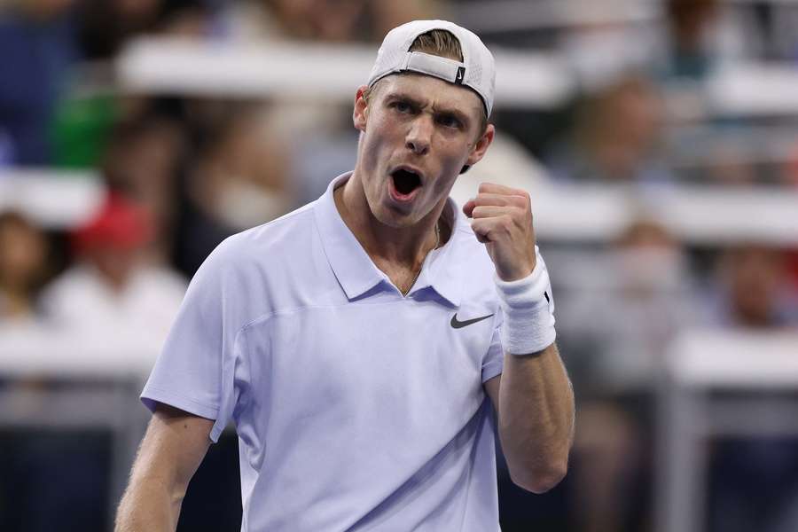 Shapovalov celebrates his win