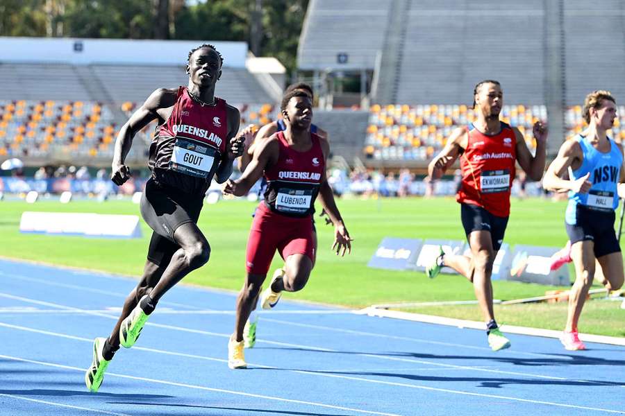 Gout Gout venceu os 200m masculinos nos Campeonatos Nacionais de Juniores no mês passado