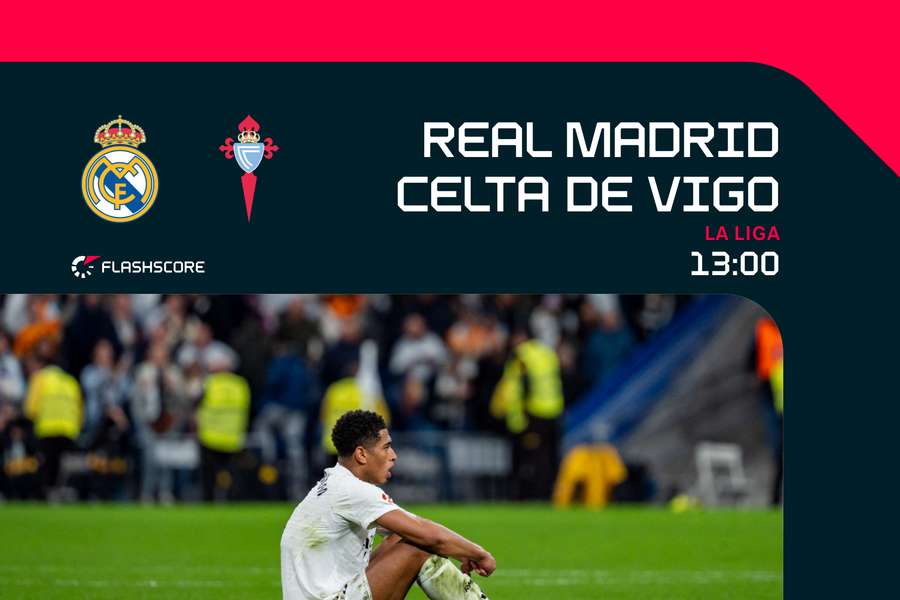 Real Madrid joga em casa contra o Celta