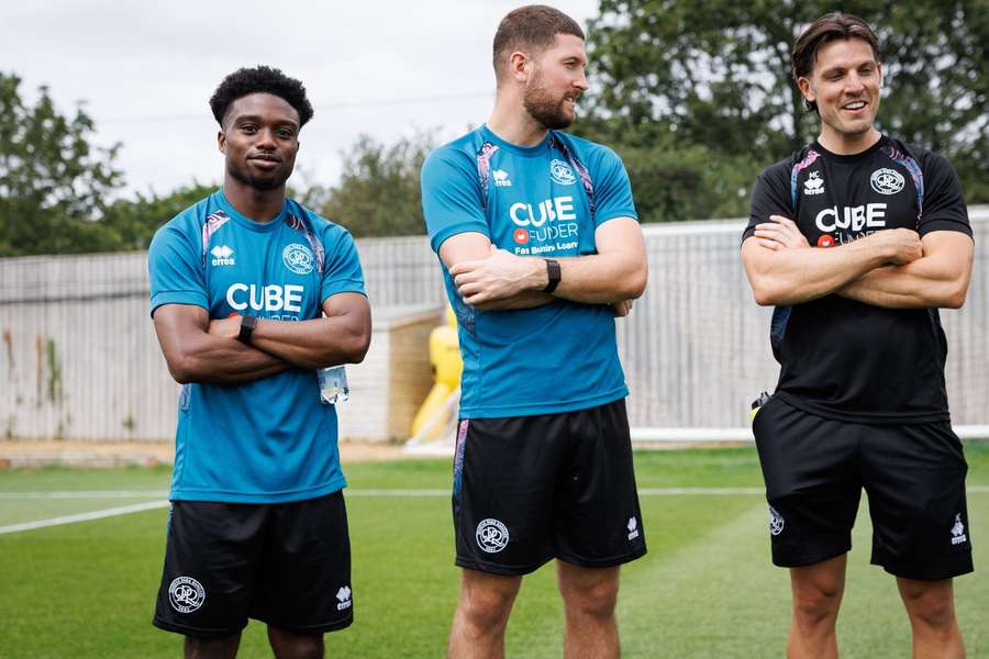 Tariq Lamptey training at QPR Tariq Lamptey training at QPR
