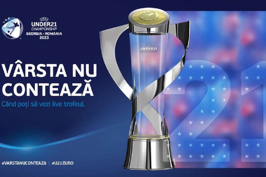 Trofeul CE Under-21 va fi prezentat publicului din București și Cluj-Napoca