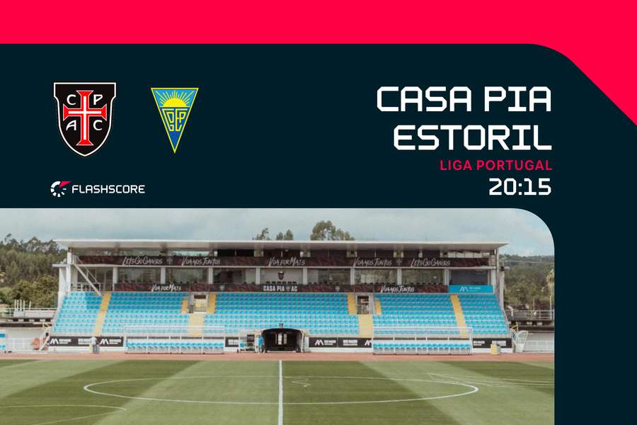 Casa Pia recebe Estoril Praia