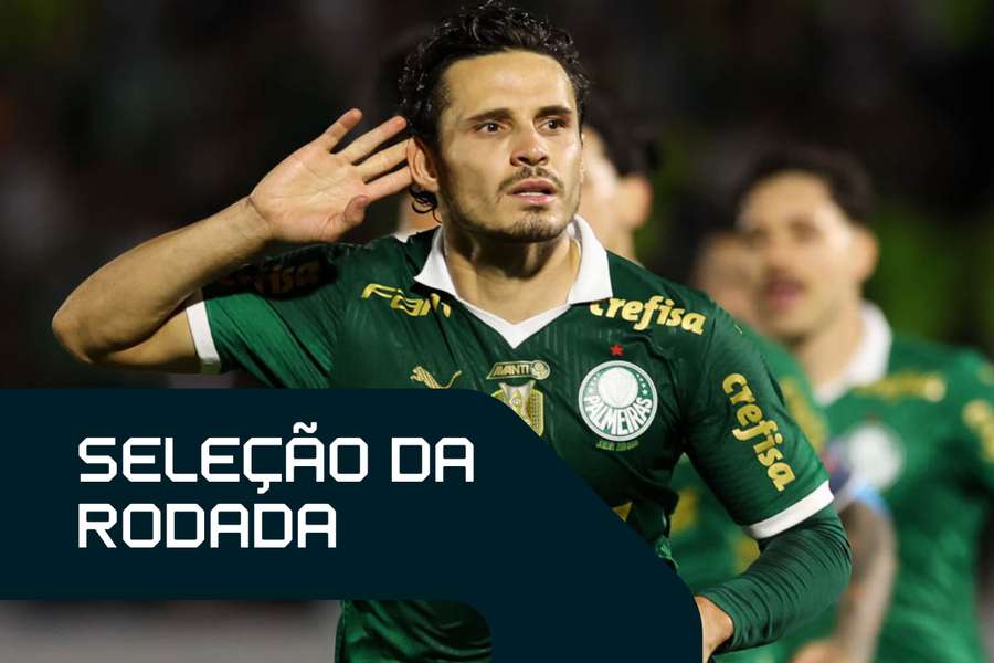 Raphael Veiga fez os dois na vitória do Palmeiras, no sábado