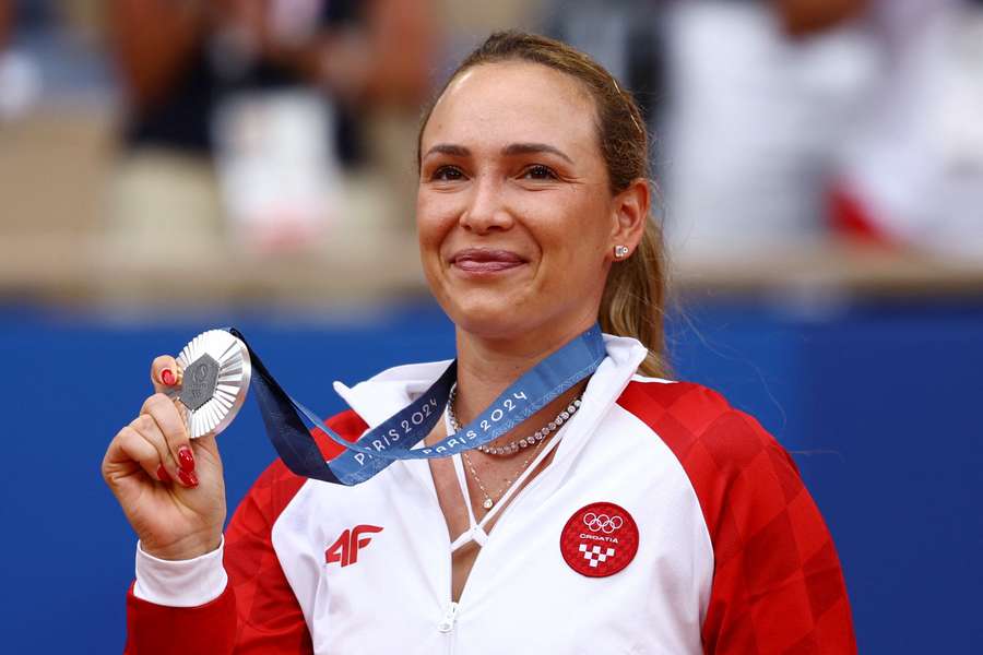 Donna Vekic was awarded the silver medal at the Games