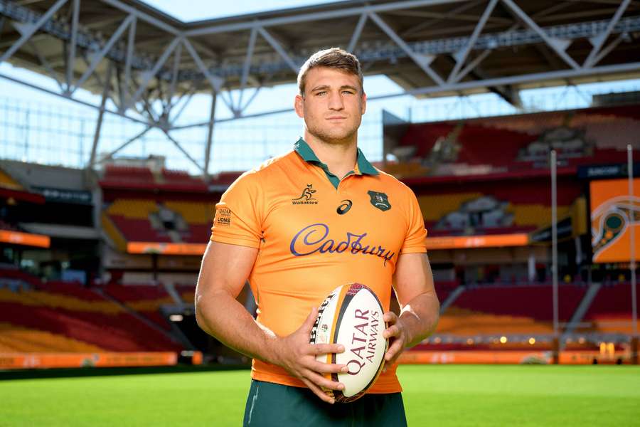 Nick Champion De Crespigny avec le maillot australien à Brisbane la semaine dernière.