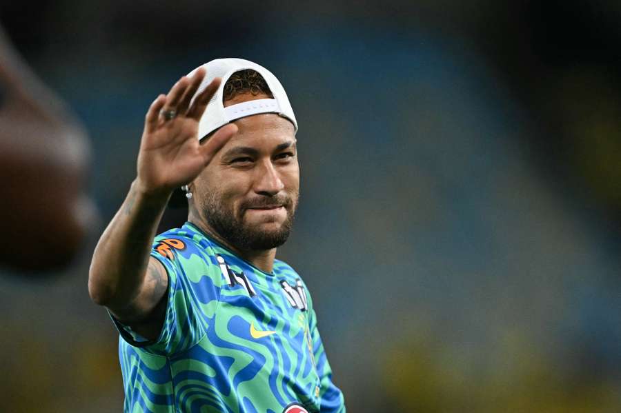 Neymar avec le Brésil. Neymar avec le Brésil.