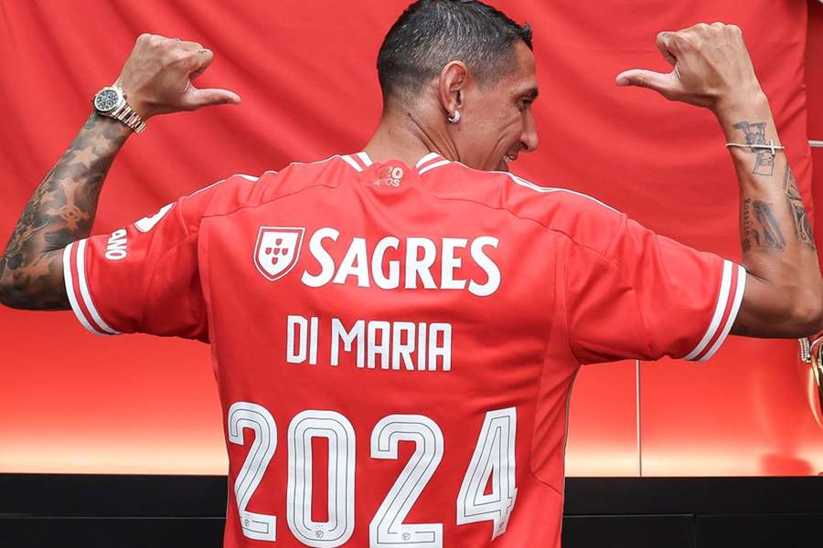 Di Maria hat für ein Jahr bei Benfica unterschrieben.