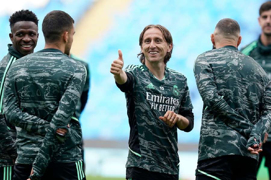Real Madrid prepare for their Champions League semi