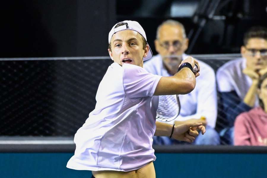 Tallon Griekspoor op de Rolex Paris Masters in Parijs