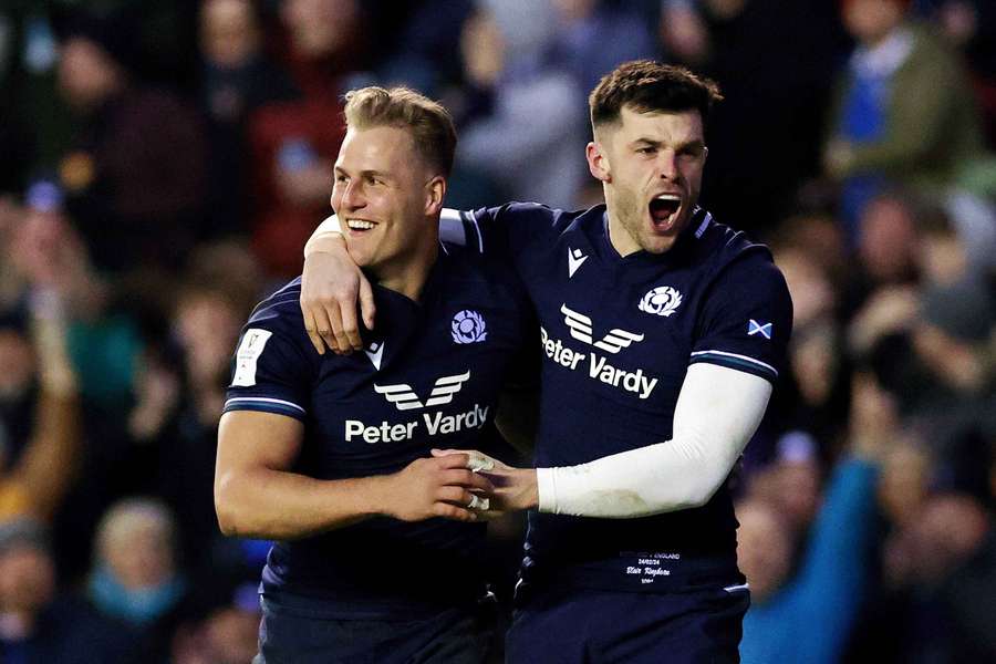 Duhan van der Merwe and Blair Kinghorn have been recalled to the Scotland team to play Wales in the Six Nations
