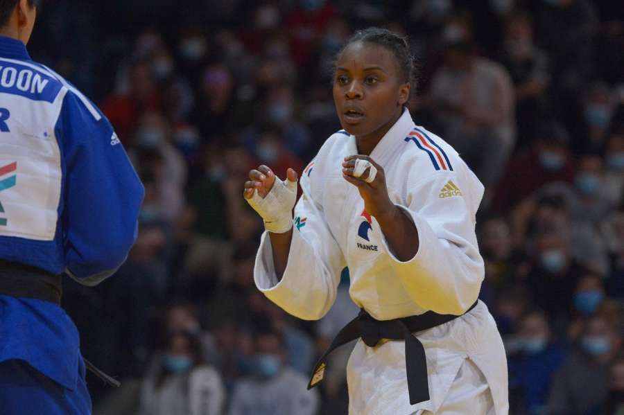 Madeleine Malonga au Grand Slam de Paris en février dernier. 