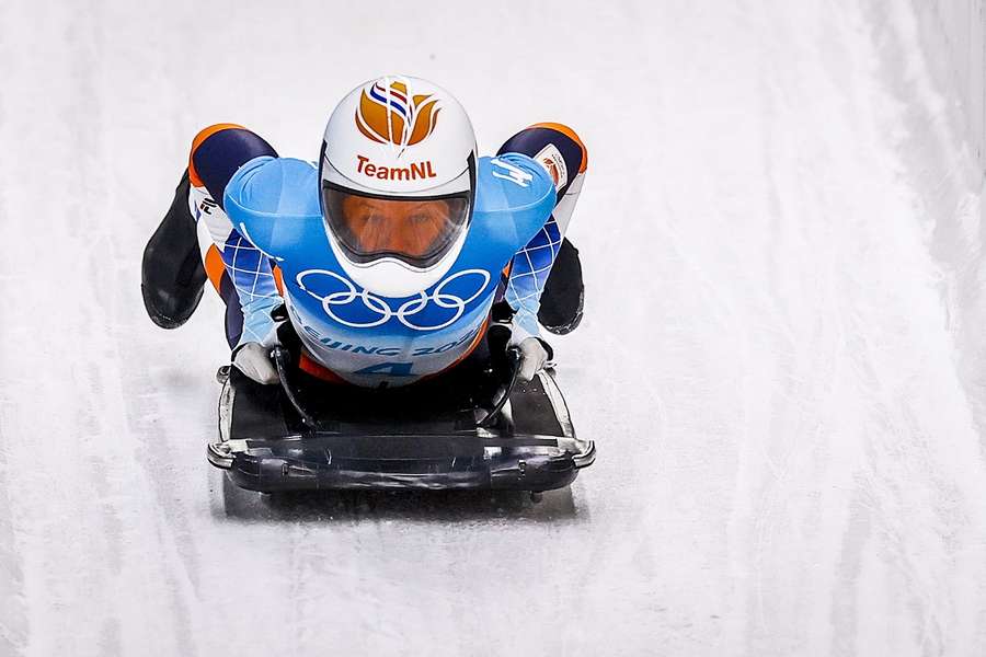 Kimberley Bos vorig jaar in actie op de Olympische Winterspelen