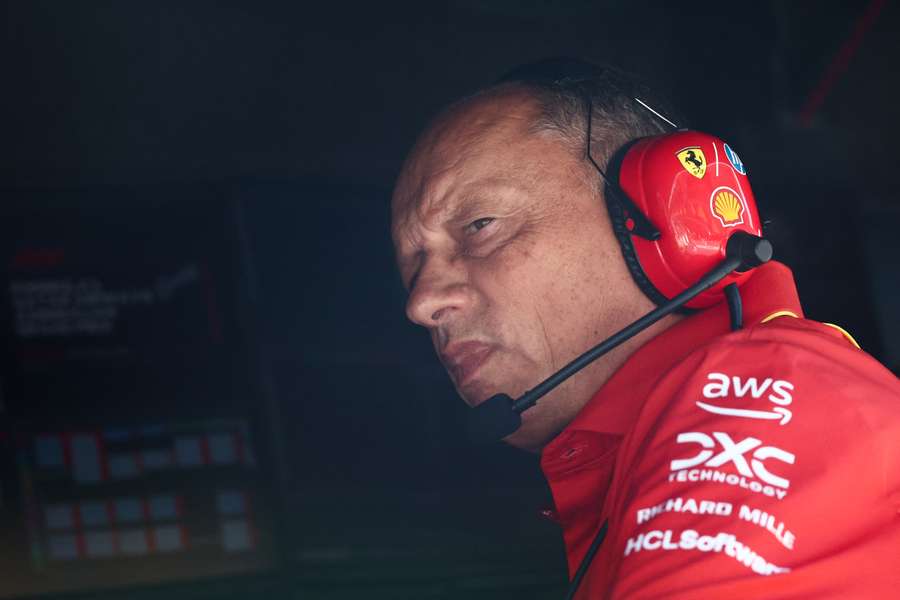 Fred Vasseur durante o GP do Azerbaijão