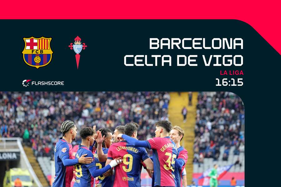 El Barcelona quiere sumar tres puntos más a costa del Celta.