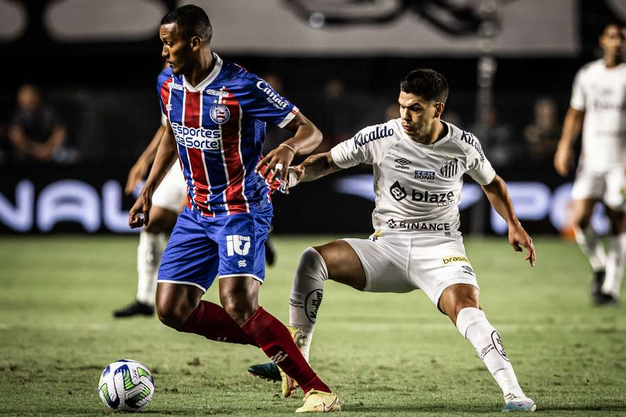 Santos e Bahia ficaram no 0 a 0 na Vila